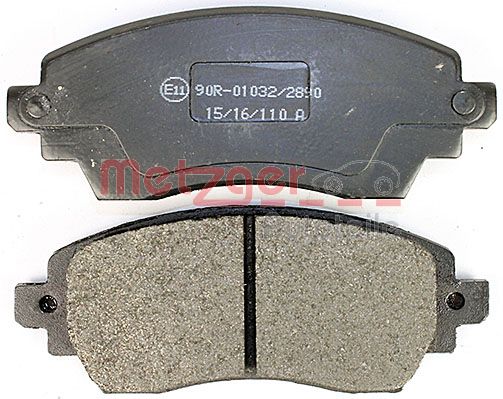 METZGER 1170824 Bremsbelagsatz, Scheibenbremse